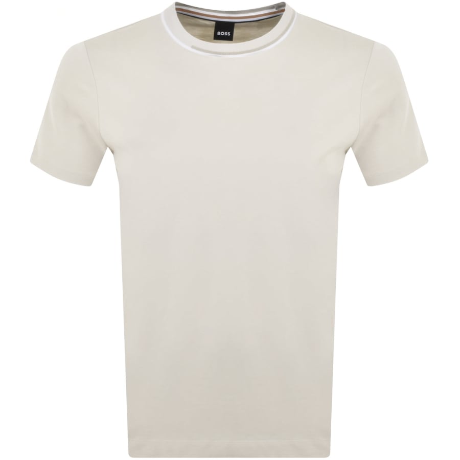 BOSS C Thompson 30 T Shirt Cream